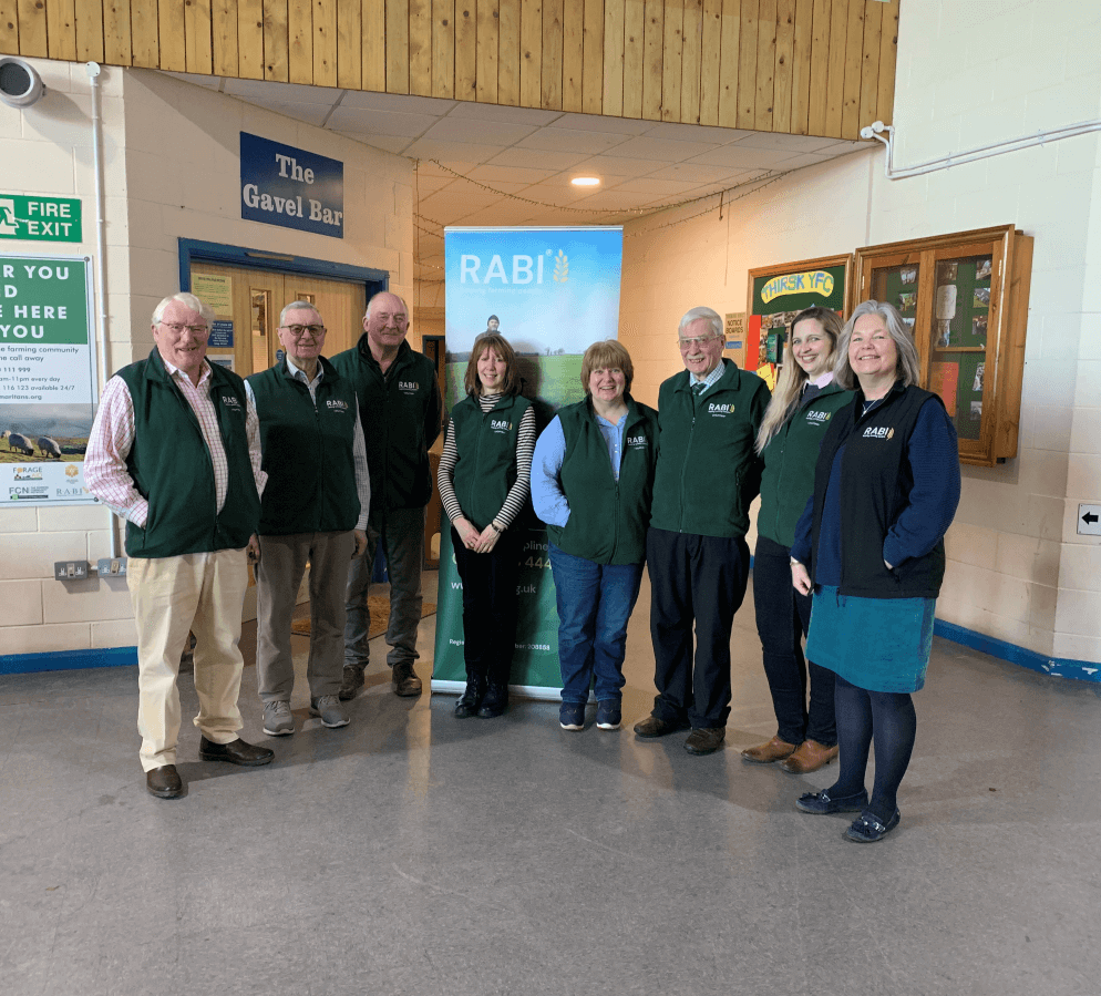 RABI North Yorkshire Committee with Regional Manager Sally Conner