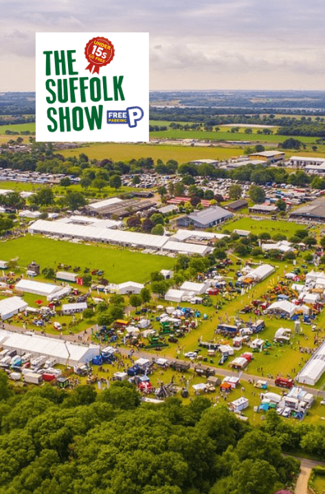 RABI-Suffolk-Show-2026-volunteers Suffolk Show 2026 logo over a showground background.