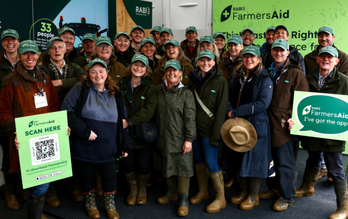 The Hawkstone Farmers Choir at RABI stand at the Cereals Event