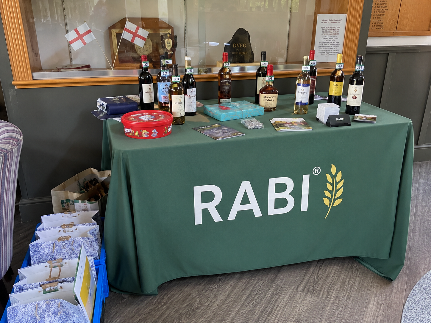 RABI stand at Leicestershire golf day
